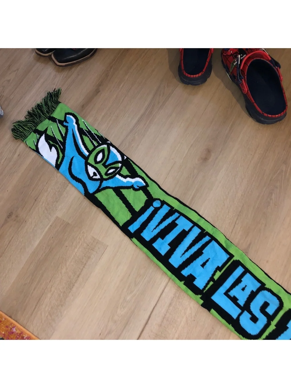 RICHMOND FLYING SQUIRRELS LAS ARDILLAS VOLADORAS KNIT SCARF SUPER RARE
